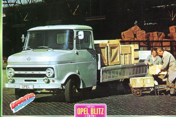 FICHE OPEL BLITZ 1970