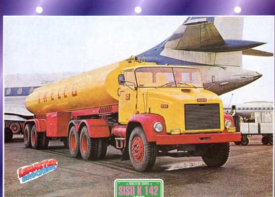 FICHE CAMION SISU K142 1968