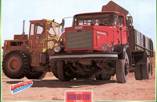 FICHE CAMION SISU LE-139 1972