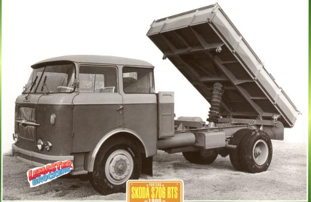 FICHE CAMION SKODA S706 RTS 1960