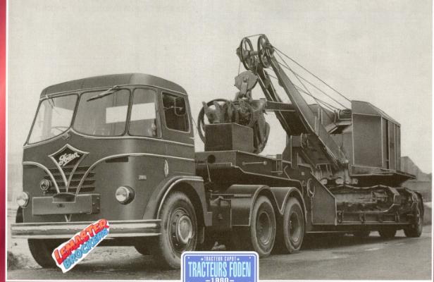 FICHE COLLECTION TRACTEURS FODEN 1960