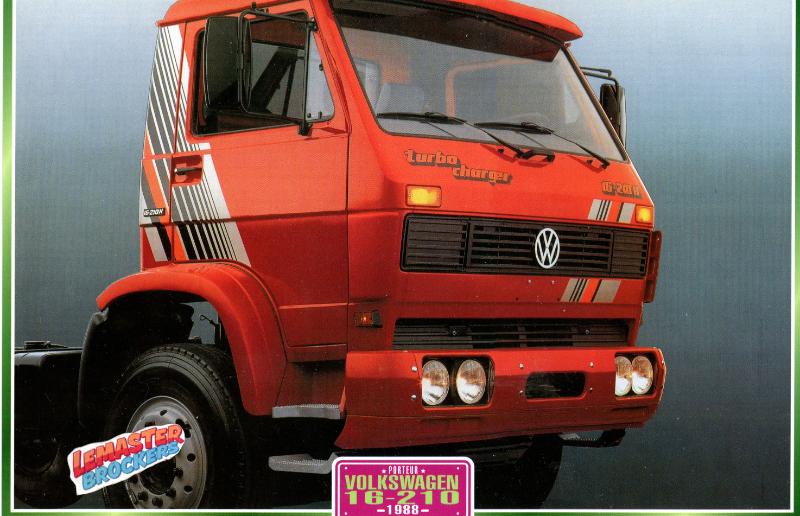 FICHE COLLECTION VOLKWAGEN 16-210 1988