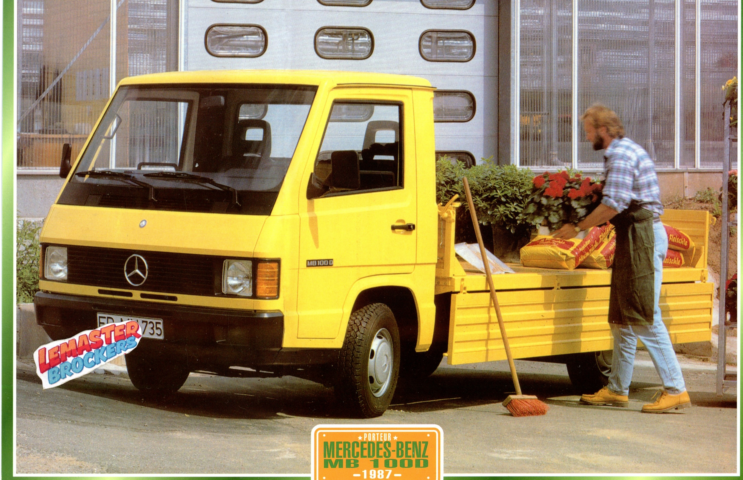 FICHE COLLECTION MERCEDES MB100 D 1987