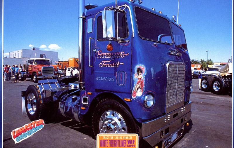 FICHE COLLECTION WHITE FREIGHTLINER WF5844 1954