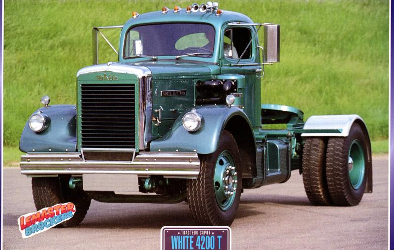 FICHE CAMION WHITE 4200 T 1962