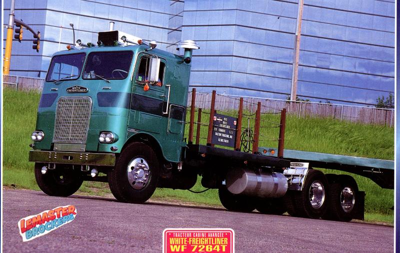 FICHE CAMION WHITE-FREIGHTLINER WF 7264T 1964