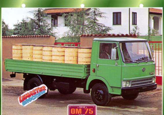 FICHE COLLECTION OM 75 1975