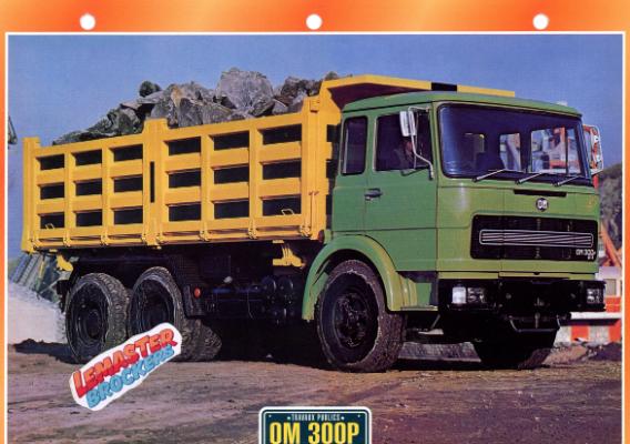 FICHE COLLECTION OM 300P 1974