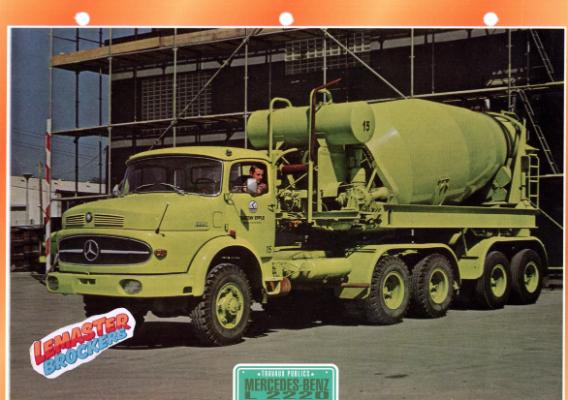 FICHE COLLECTION MERCEDES L 2220 1965