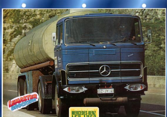 FICHE COLLECTION MERCEDES LPS 1924 1969