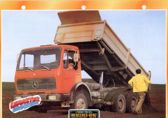 FICHE COLLECTION MERCEDES 2632 AK 1973