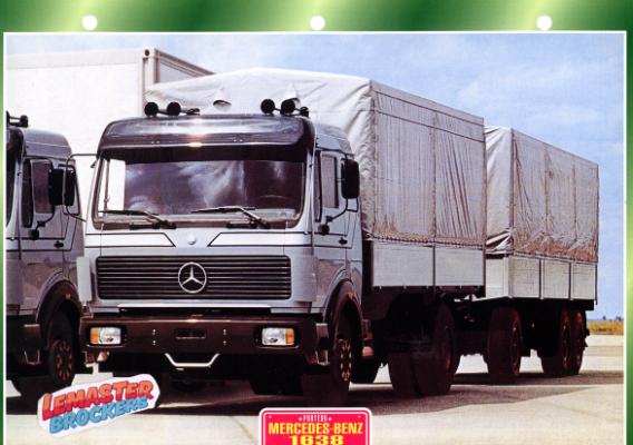 FICHE COLLECTION MERCEDES 1638 1980