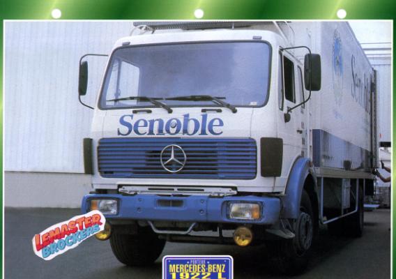 FICHE COLLECTION MERCEDES 1922 L 1985 "SENOBLE"