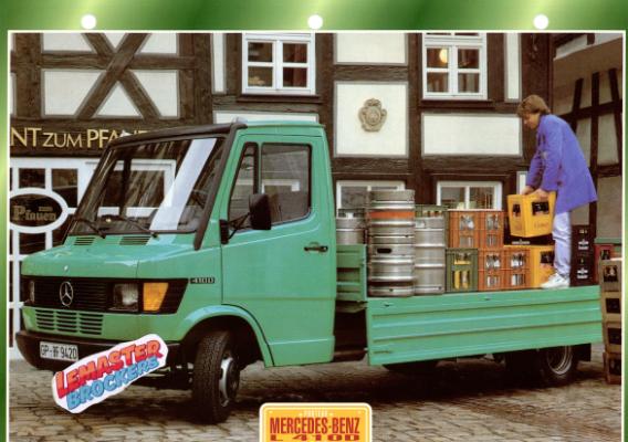 FICHE COLLECTION COMPETITION MERCEDES L 410D 1980