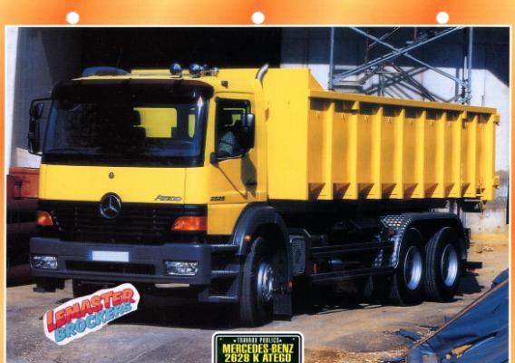 FICHE COLLECTION MERCEDES 2628 K ATEGO 1999