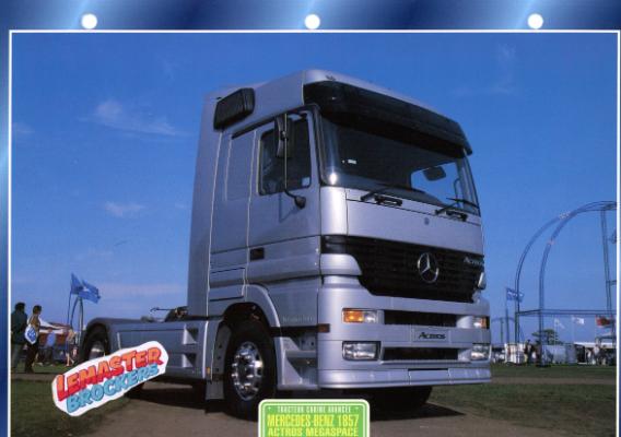 MERCEDES 1857 ACTROS MEGASPACE 1999