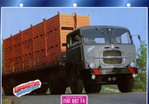 FICHE CAMION FIAT 682 T4 1970
