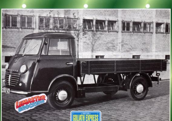 FICHE COLLECTION GOLIATH EXPRESS 1953