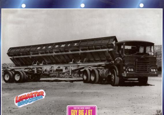 FICHE CAMION GUY BIG J 6T 1966