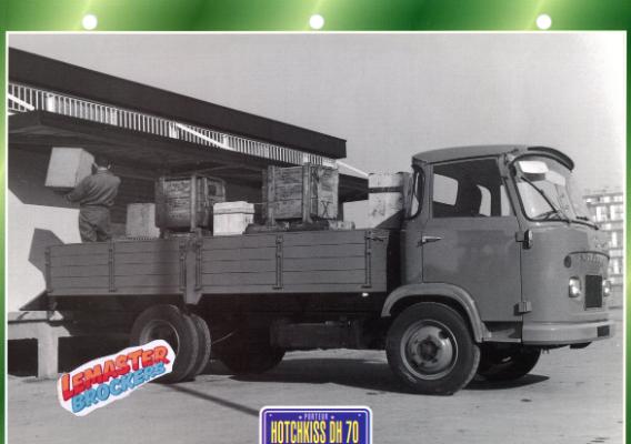 FICHE TECHNIQUE CAMION HOTCHKISS DH 70