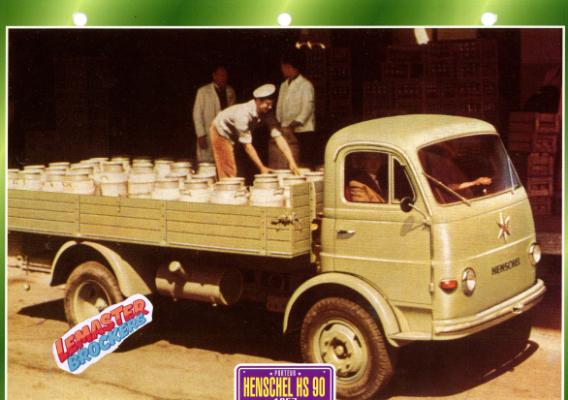 FICHE TECHNIQUE CAMION HENSCHEL HS90 1957