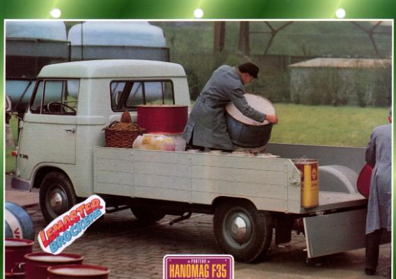 FICHE TECHNIQUE CAMION HANOMAG F35 1970