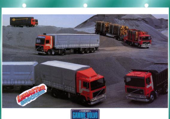 FICHE CAMION GAMME VOLVO 1979