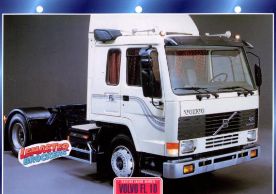 FICHE COLLECTION CAMION VOLVO FL 10 1985