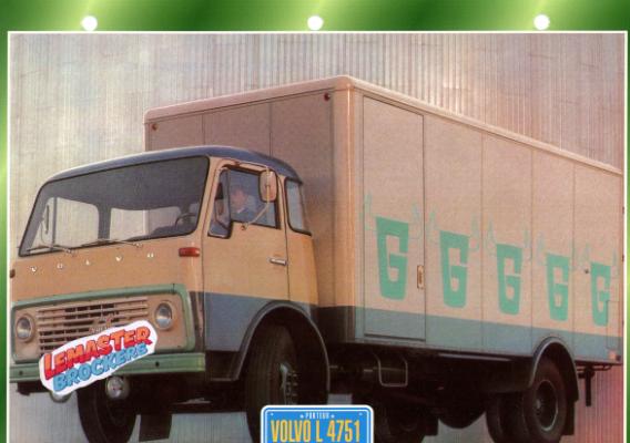 FICHE COLLECTION CAMION VOLVO L4751 1965