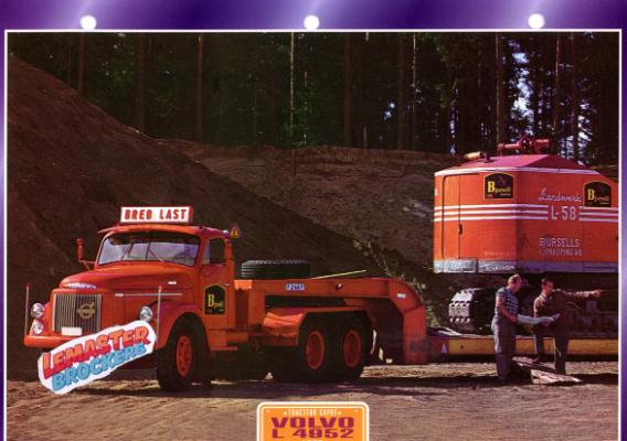FICHE COLLECTION CAMION VOLVO L4952 1995