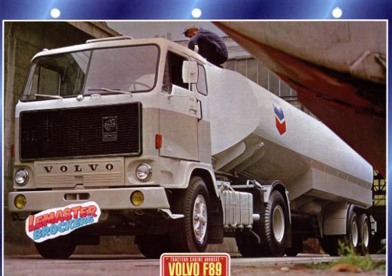 FICHE COLLECTION CAMION VOLVO F89 1970