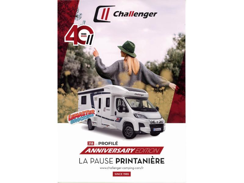 FICHE CAMPING-CAR CHALLENGER 318 PROFILÉ ANNIVERSAIRE ÉDITION