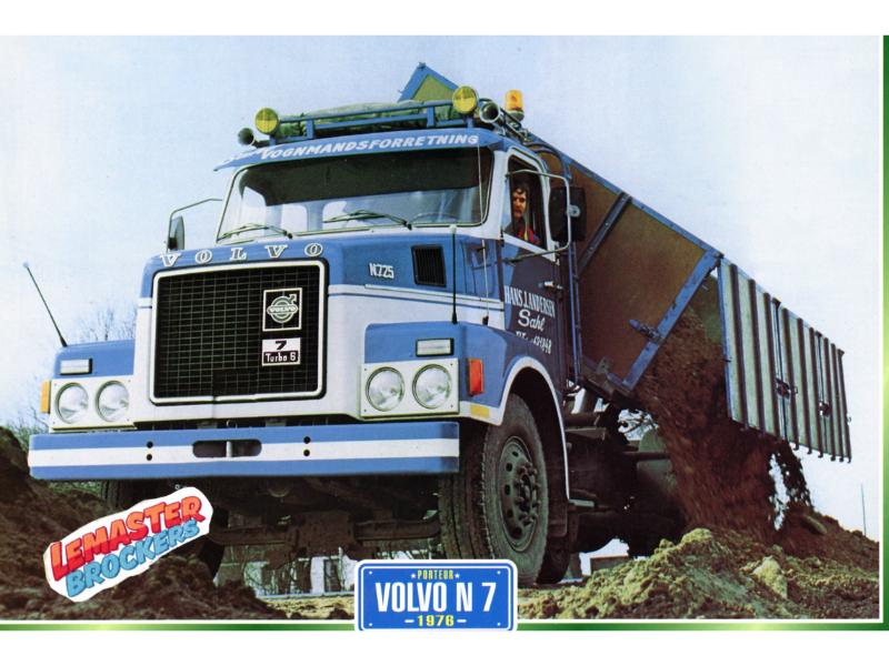 FICHE TECHNIQUE CAMION VOLVO N7 1976