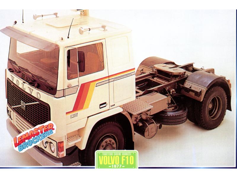 FICHE TECHNIQUE CAMION VOLVO F10 1977