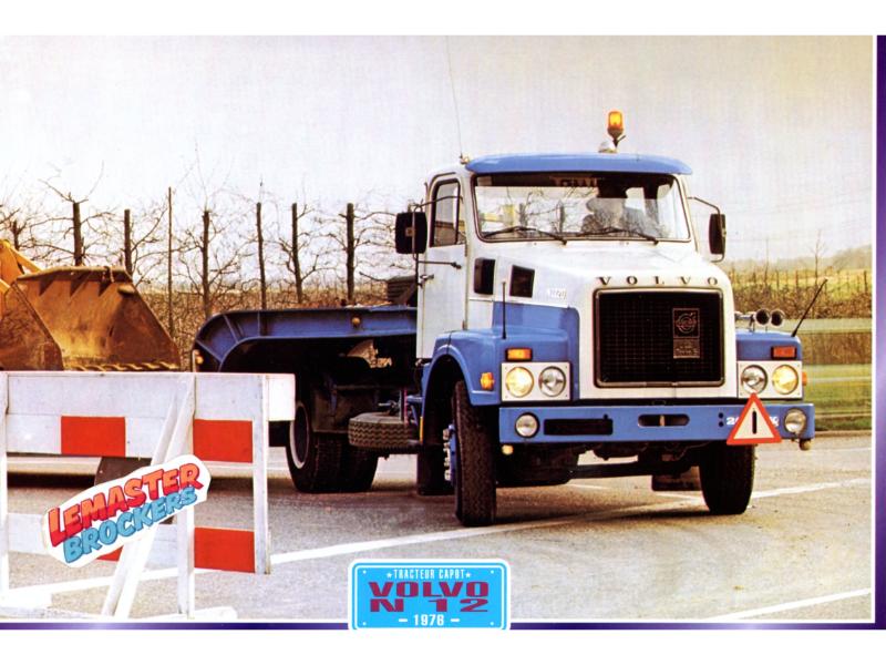 FICHE TECHNIQUE CAMION VOLVO N12 1976