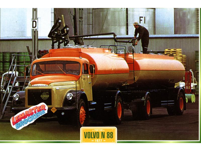 FICHE TECHNIQUE CAMION VOLVO N88 1977