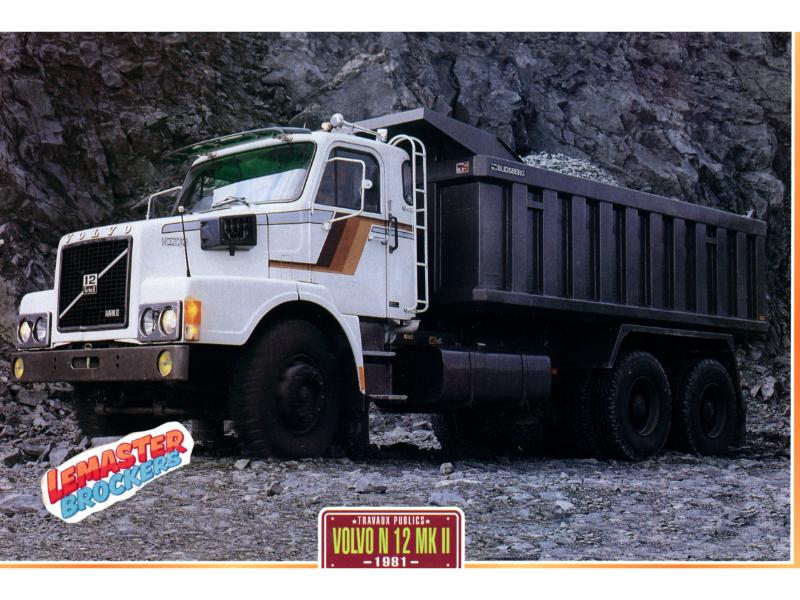 FICHE TECHNIQUE CAMION VOLVO N12 MKII 1981