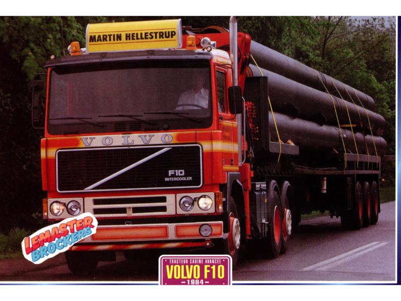 FICHE TECHNIQUE CAMION VOLVO F10 1984