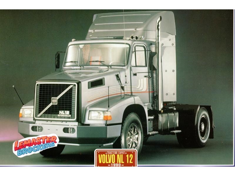 FICHE TECHNIQUE CAMION VOLVO NL 12 1990