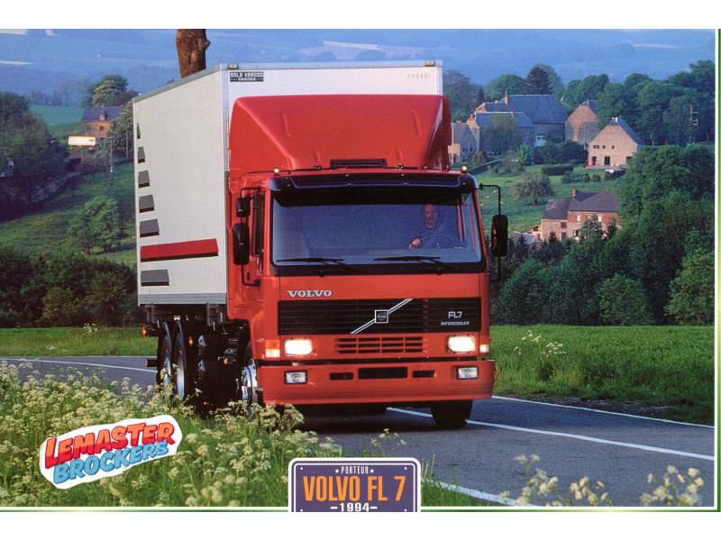 FICHE TECHNIQUE CAMION VOLVO FL7 1994
