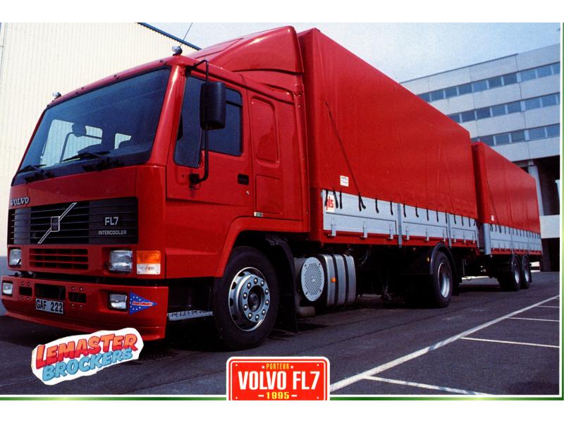 FICHE TECHNIQUE CAMION VOLVO FL7 1995