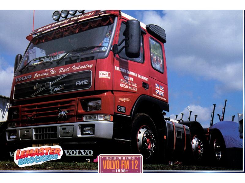 FICHE TECHNIQUE CAMION VOLVO FM12 1998