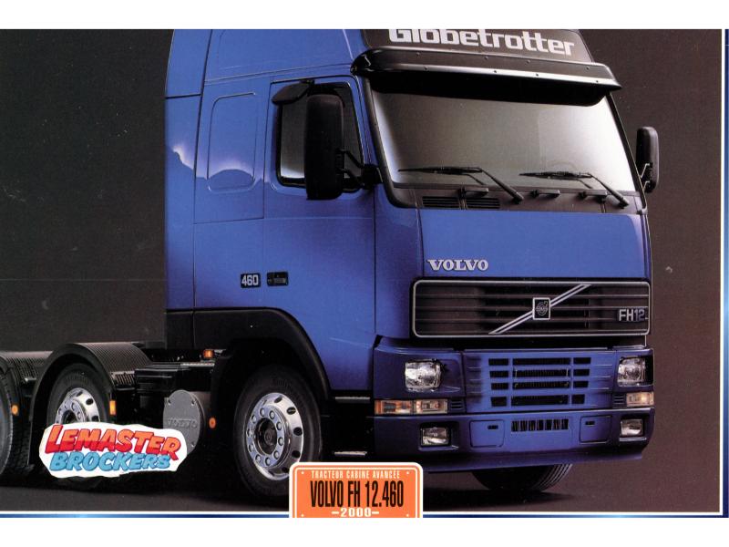 FICHE TECHNIQUE CAMION VOLVO FH 12.460 2000