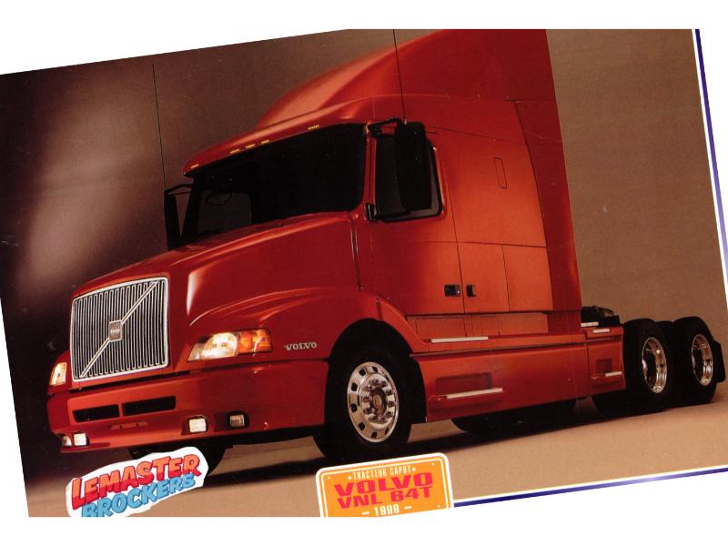 FICHE TECHNIQUE CAMION VOLVO VNL 64T 1999