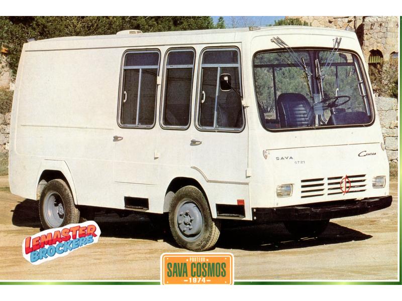FICHE TECHNIQUE CAMION PORTEUR SAVA COSMOS 1974