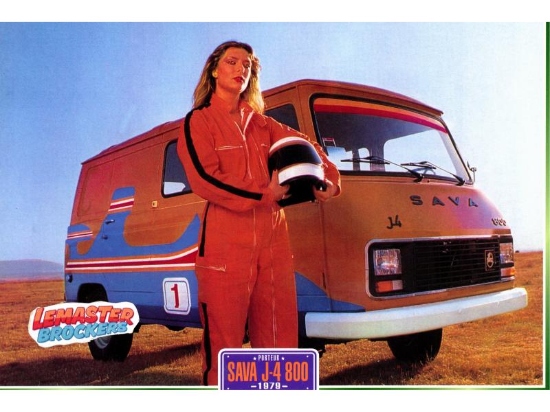 FICHE TECHNIQUE CAMION SAVA J4 800 1979