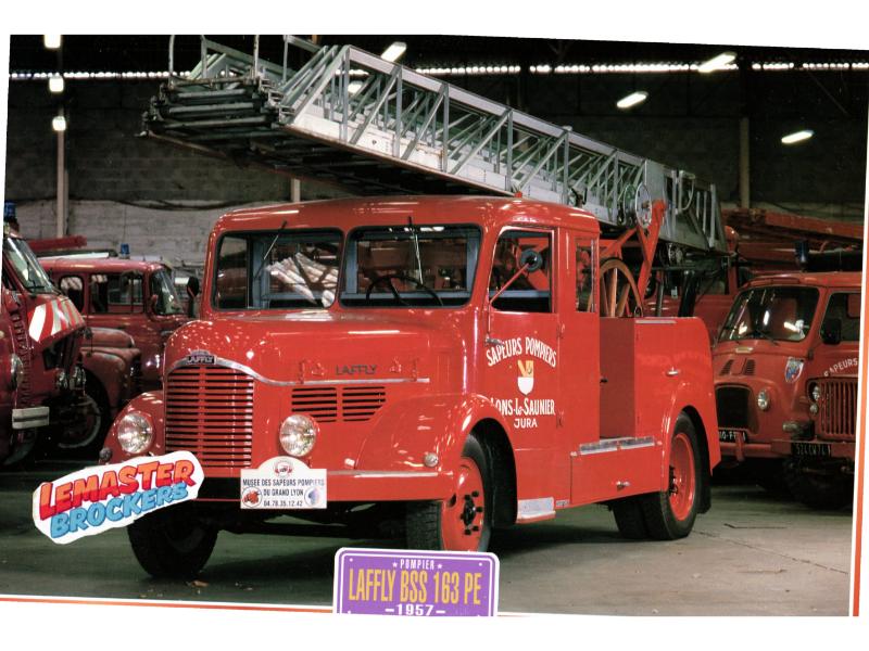 FICHE CAMION LAFFLY BSS 163 PE 1957