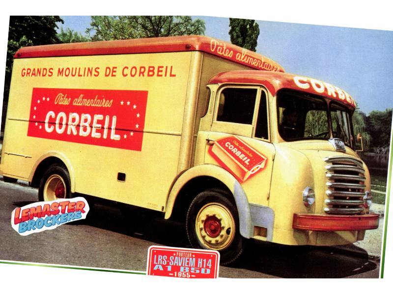FICHE CAMION LRS-SAVIEM H14 A1 B50 1955