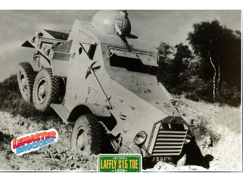 FICHE CAMION MILITAIRE LAFFLY S15 TOE 1939