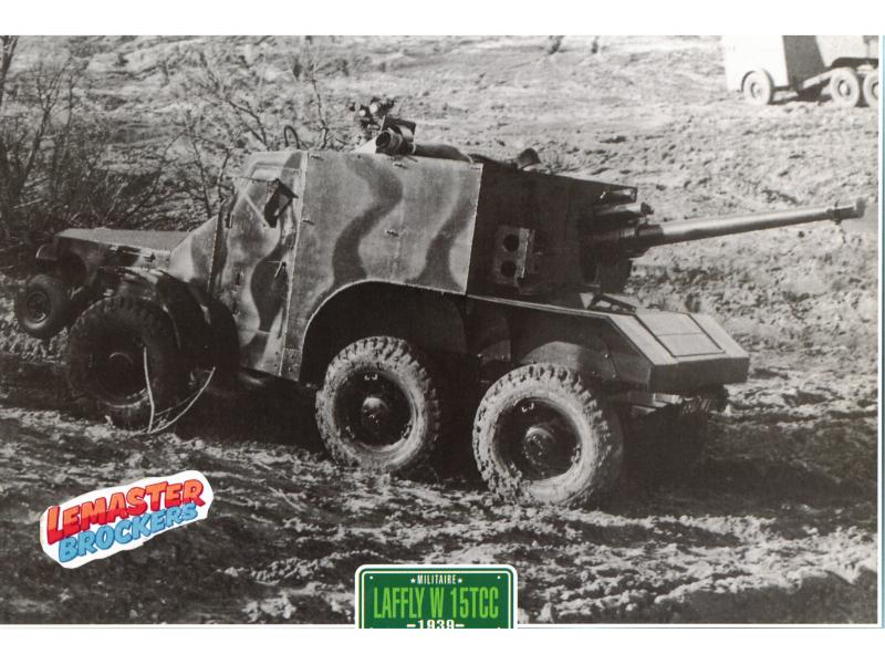 FICHE CAMION MILITAIRE LAFFLY W 15TCC 1939